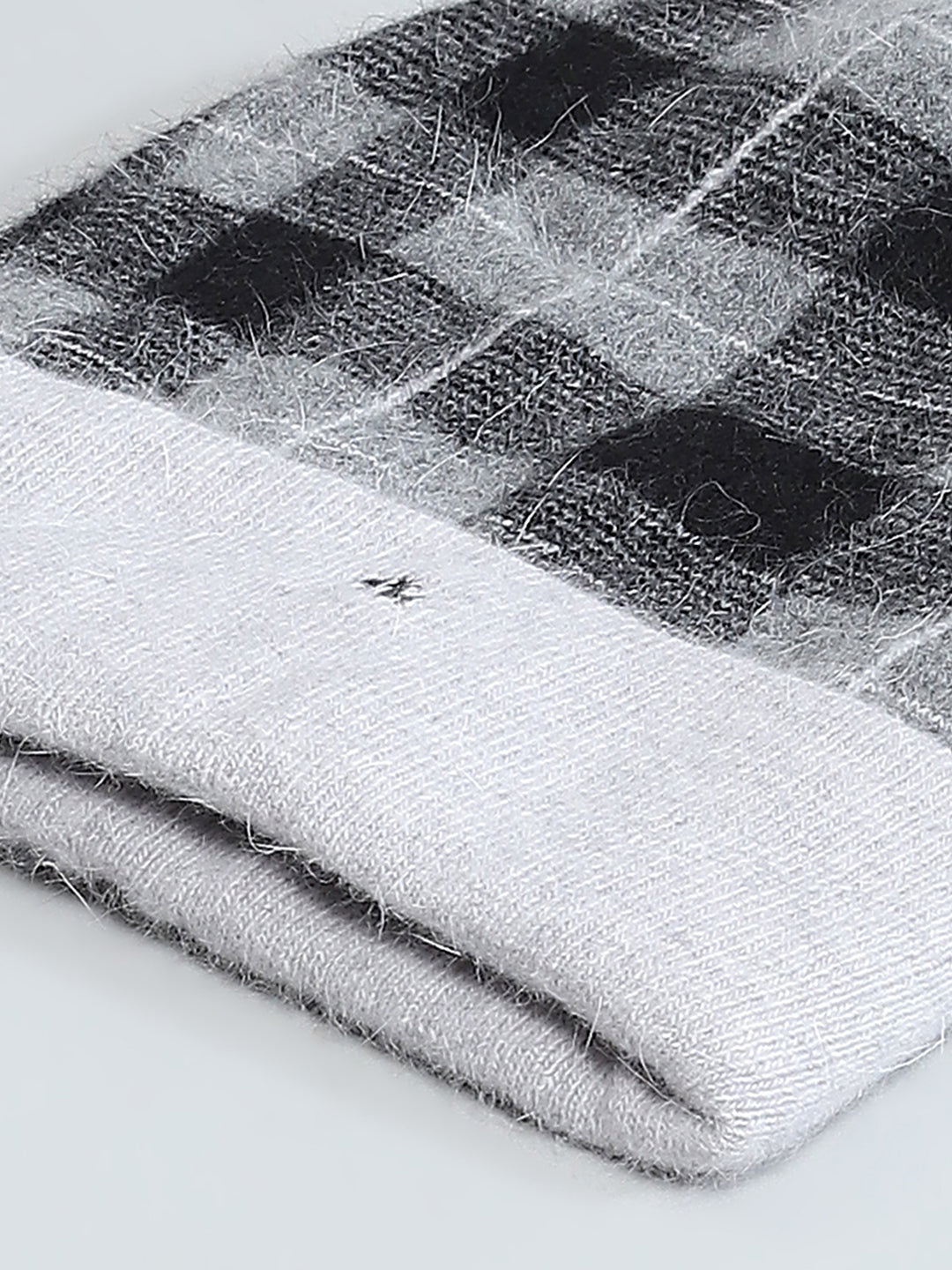 Men Grey Self Design Cap