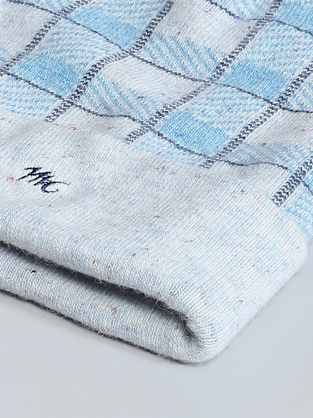 Men Grey Self Design Cap