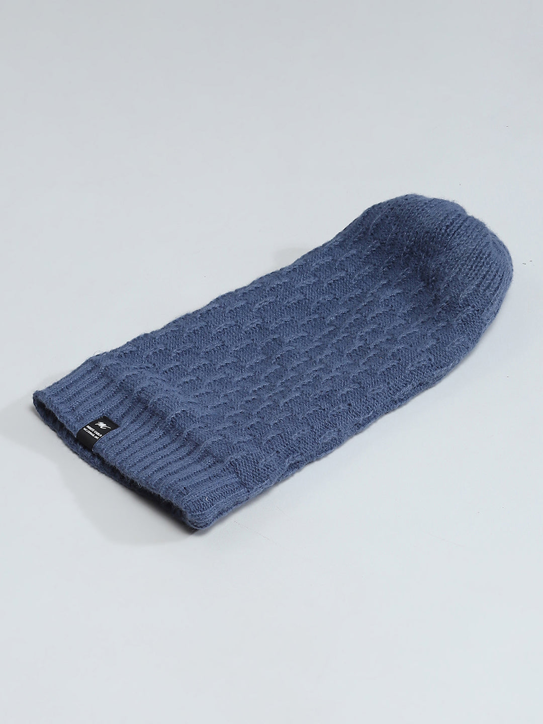 Men Blue Solid Cap