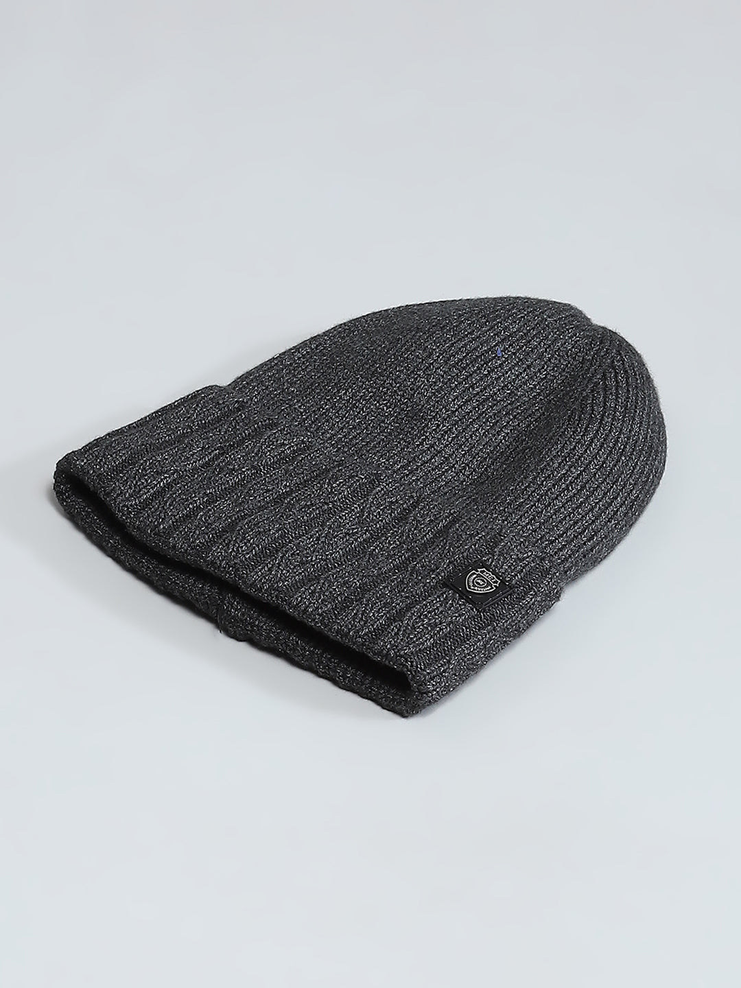 Men Grey Solid Cap