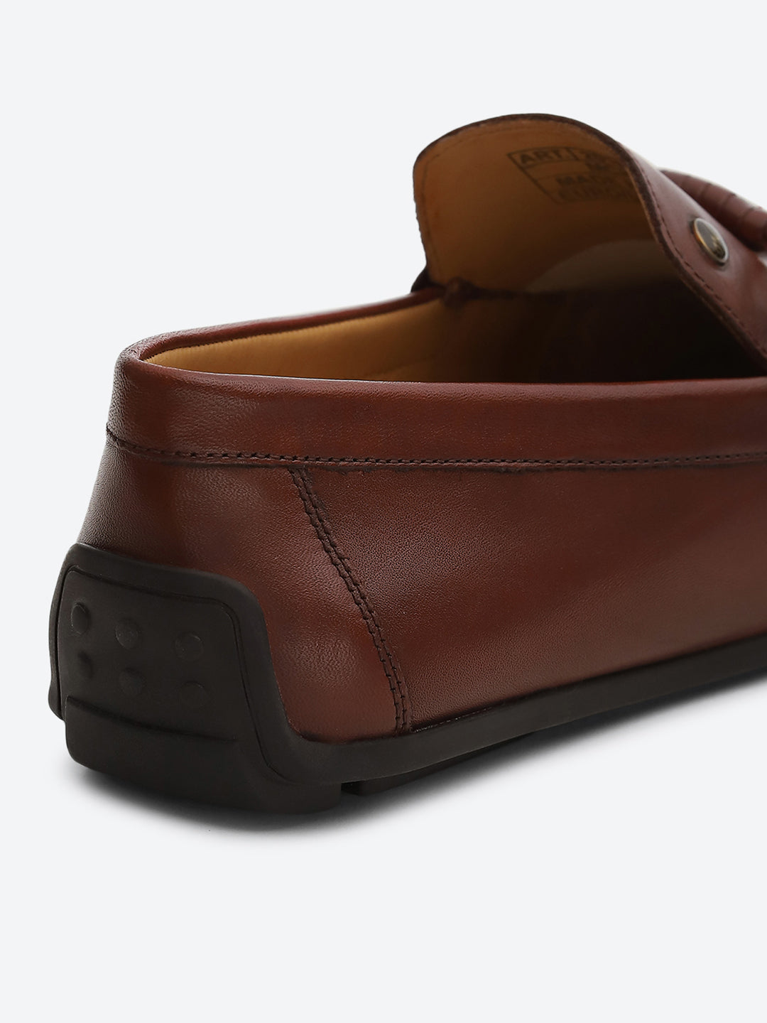 Men Burgundy Slip on Genuine Leather Loafers