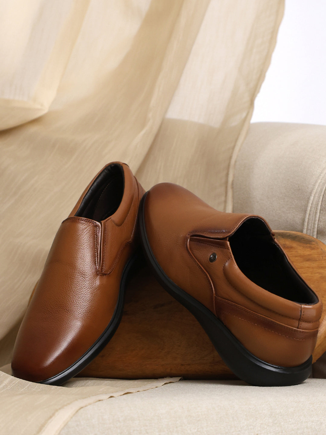 Monte Carlo Tan Formal Slip-On for Men