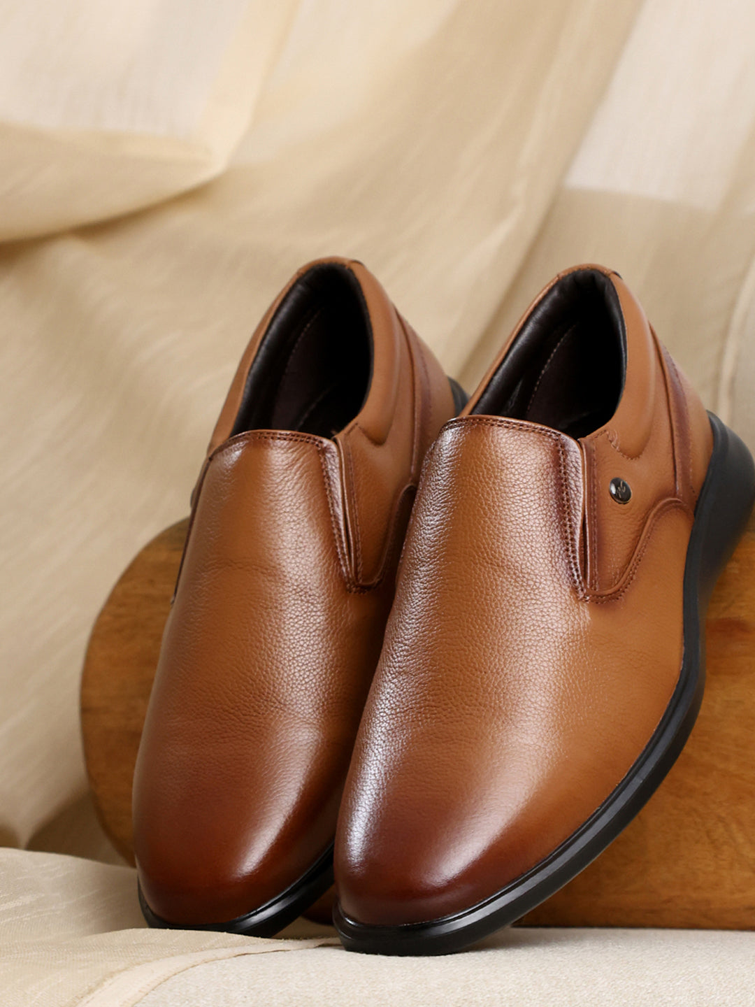 Monte Carlo Tan Formal Slip-On for Men