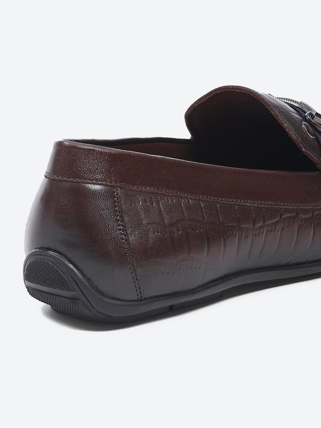 Men Brown Slip on Leather Loafers