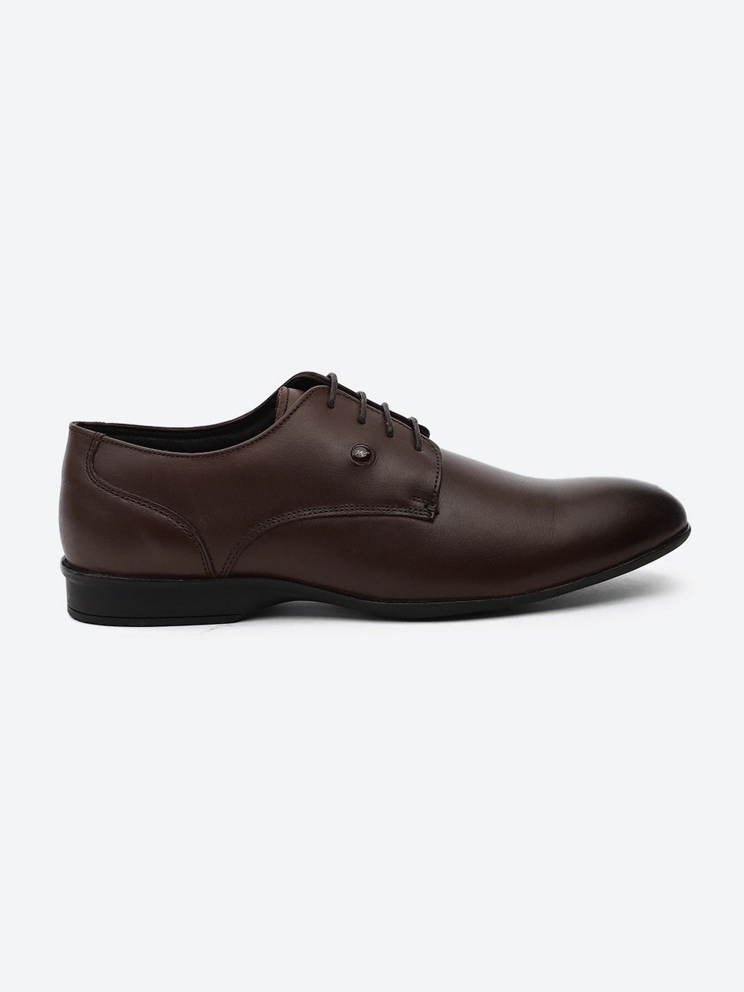 Men Tan Lace Up Genuine Leather Formal Derbys