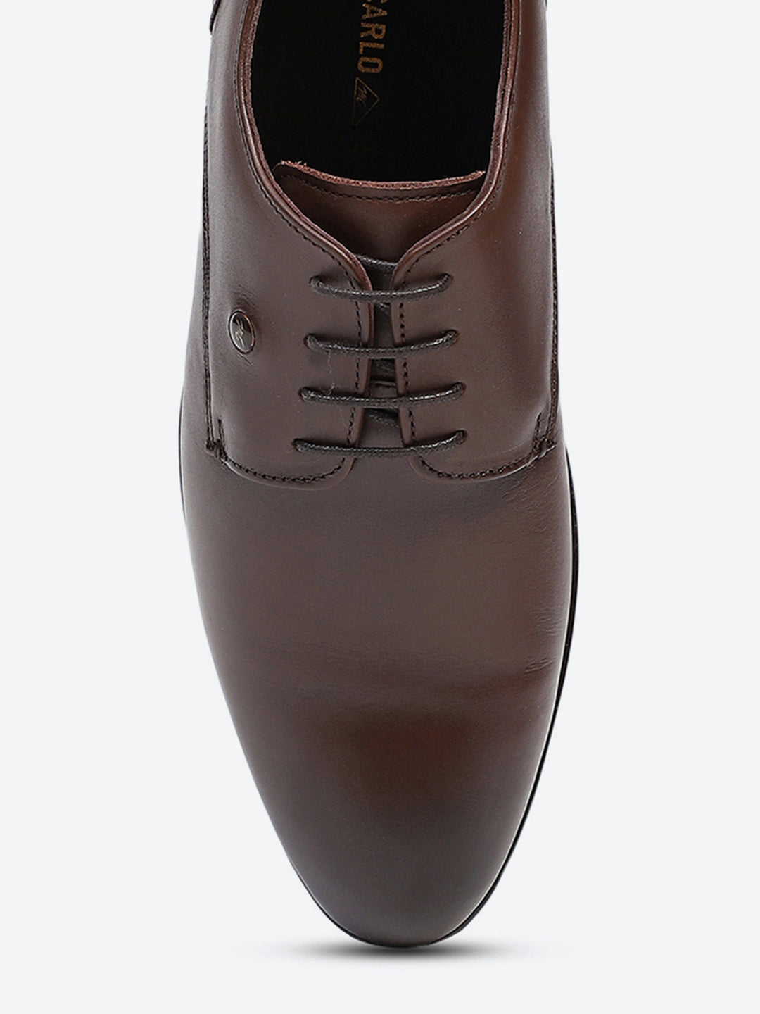 Men Tan Lace Up Genuine Leather Formal Derbys