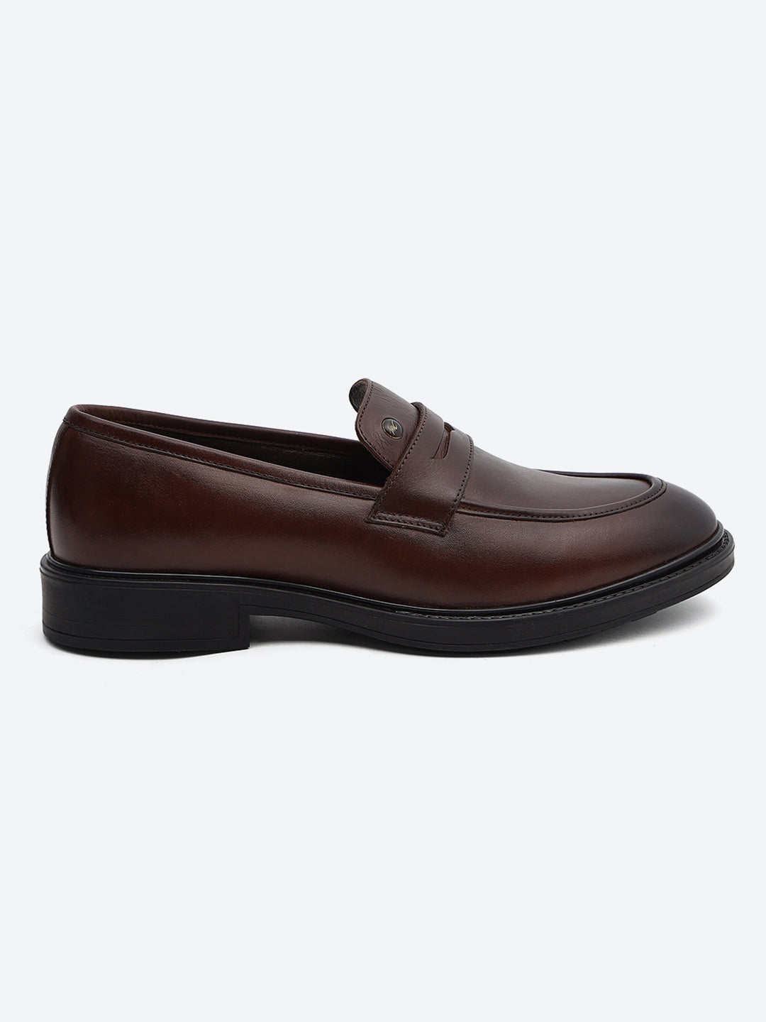 Monte Carlo Brown Slip-On I Formal I Party Wear Leather Penny Loafers for Men