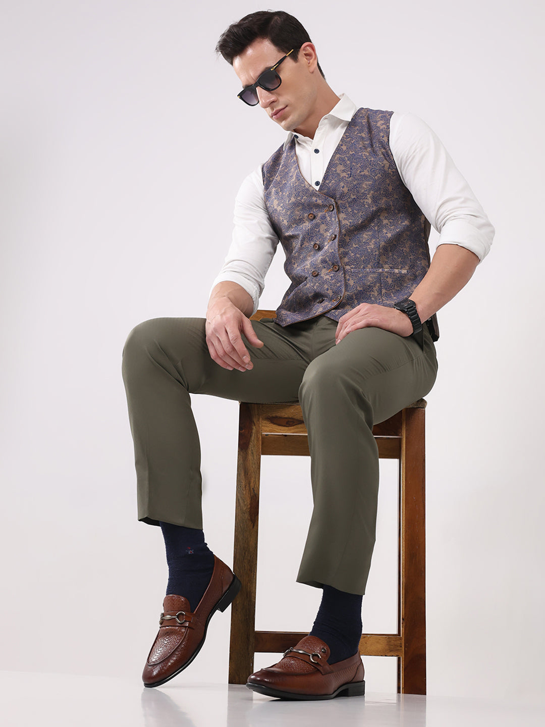 Monte Carlo Tan Horsebit Loafers for Men