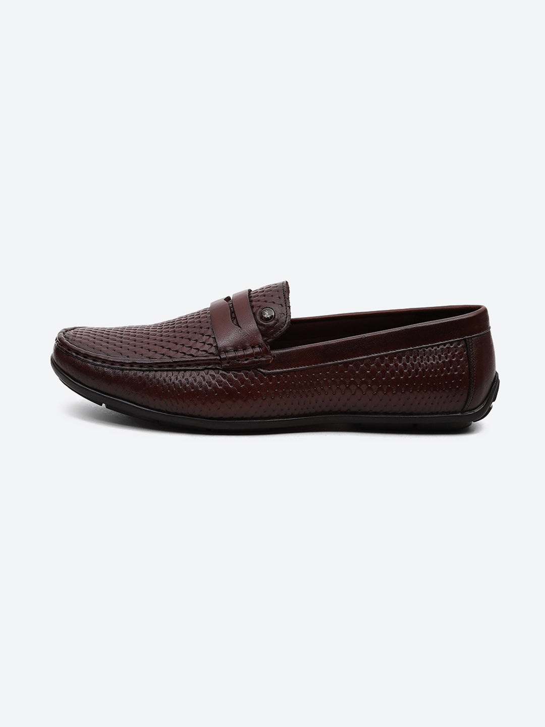 Men Tan Comfortable Slip on Leather Loafers