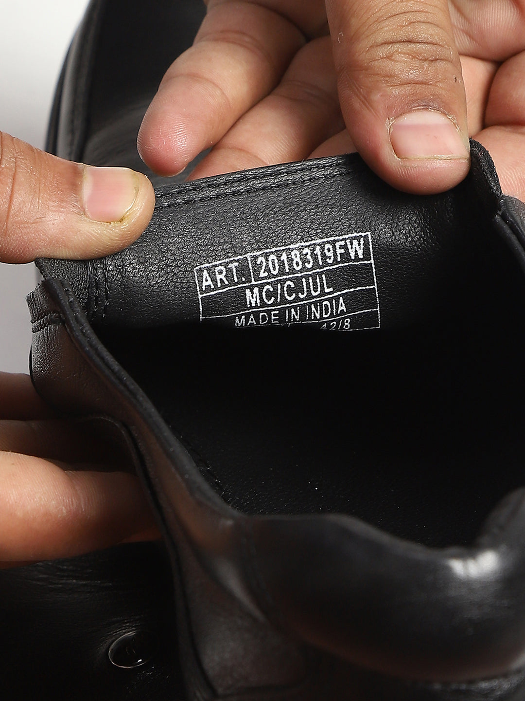 Monte Carlo Black Comfortable Slip on Formal Shoes for Men