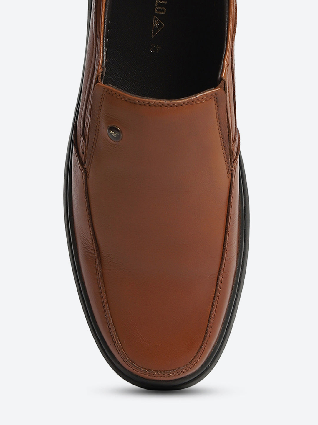 Monte Carlo Tan Comfortable Slip on Formal Shoes for Men