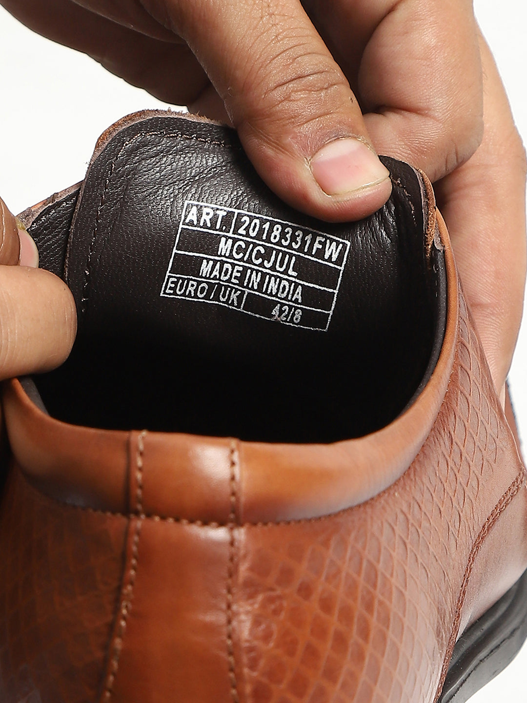 Monte Carlo Tan Polished Finish Formal & Business Lace Up Style Derby Dress Shoes for Men