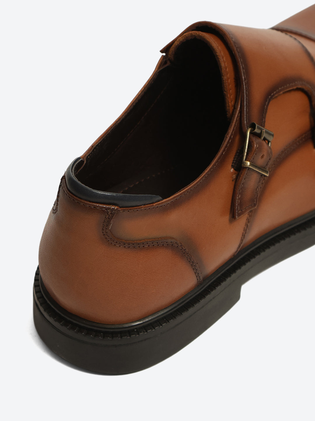 Monte Carlo Tan Double Monk Strap Formal Shoes for Men