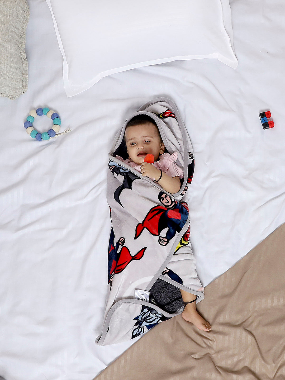 Printed Baby Blanket 2 Ply, 240 GSM, 0.375 kg (Albert)