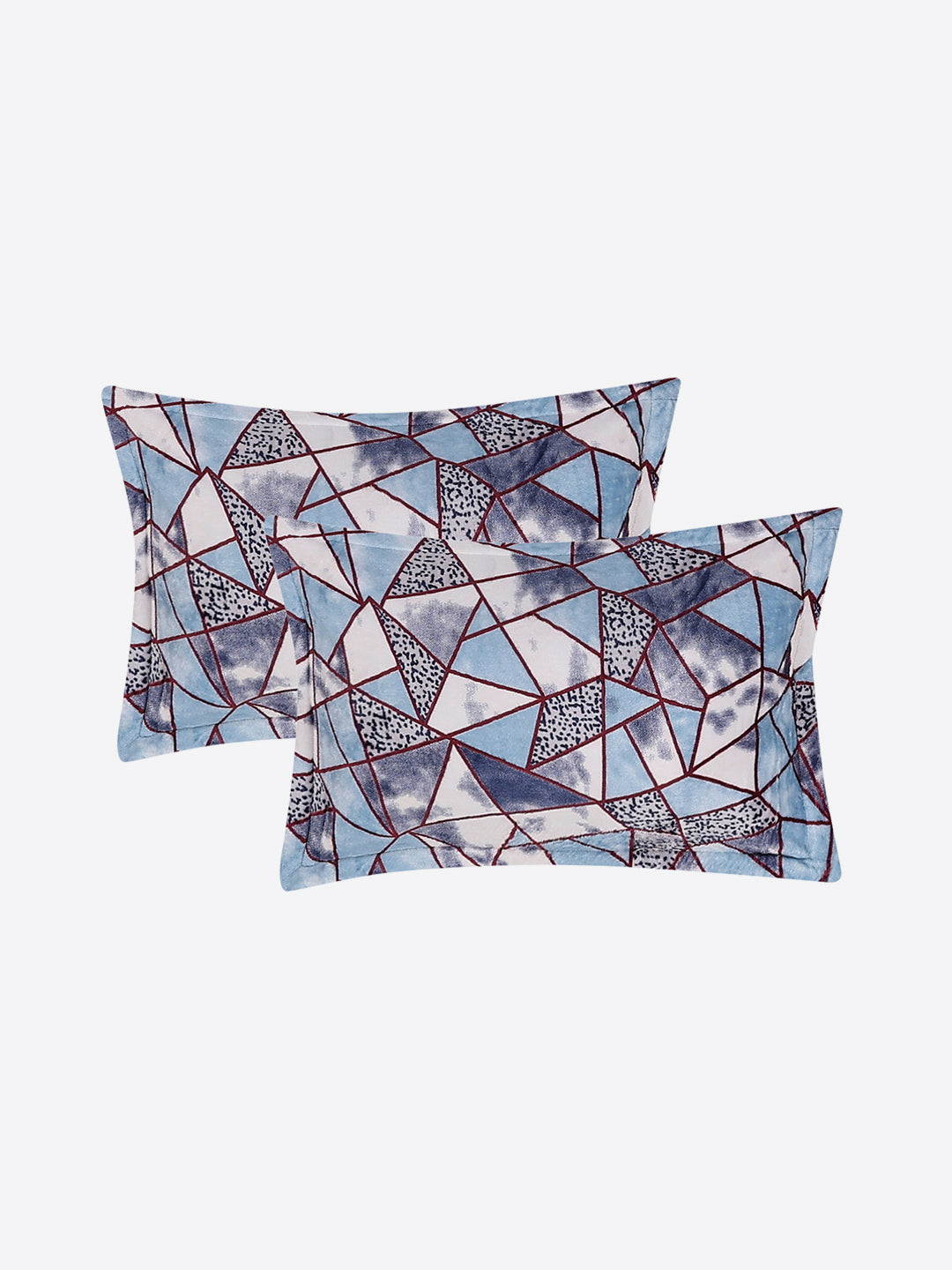 349 GSM 100% Polyester King Bed 1 Bedsheet with 2 Pillow Cover (Carnival)