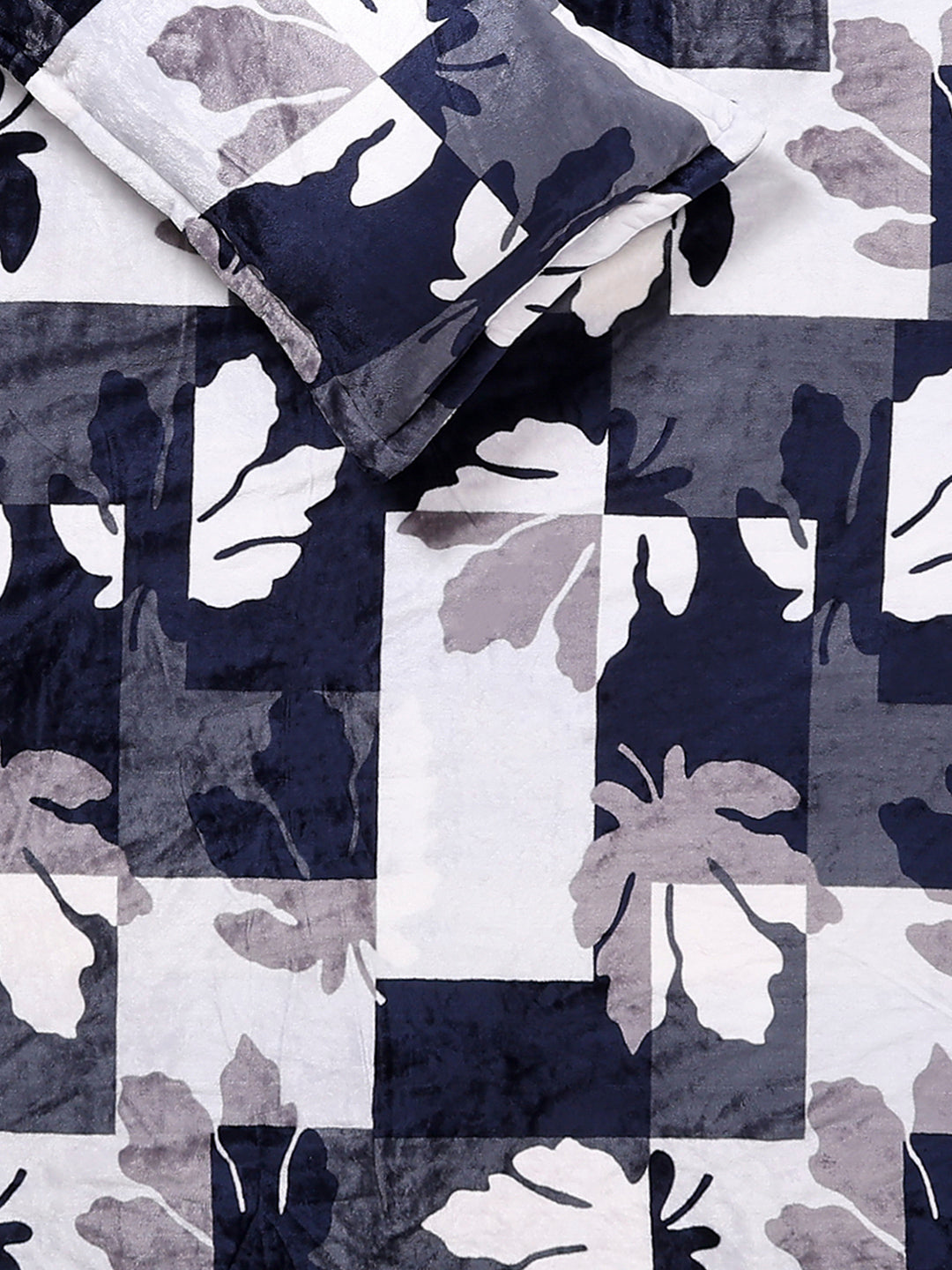 495 GSM 100% Polyester King Bed 1 Bedsheet with 2 Pillow Cover (Gold Mine)