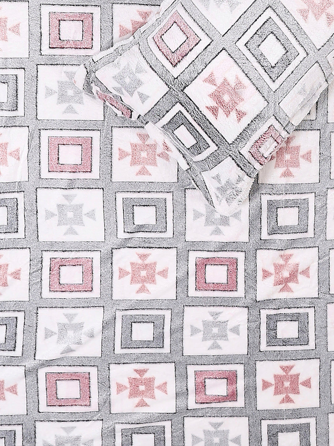 378 GSM 100% Polyester King Bed 1 Bedsheet with 2 Pillow Cover (Hill Top)