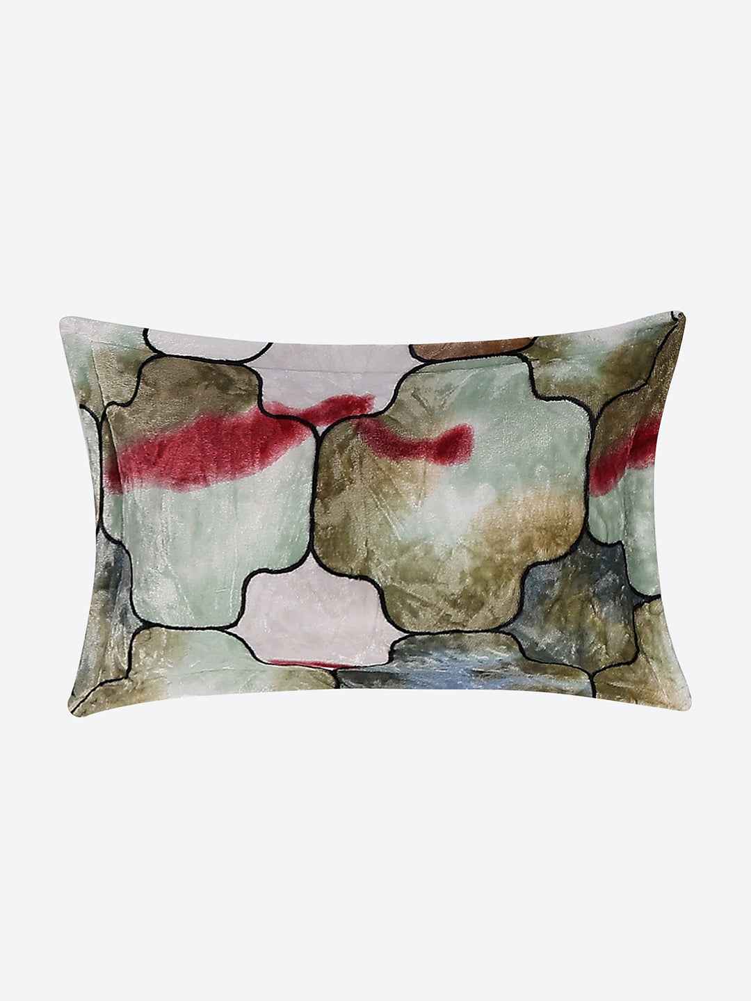 353 GSM 100% Polyester Single Bed 1 Bedsheet with 1 Pillow Cover (Ira)