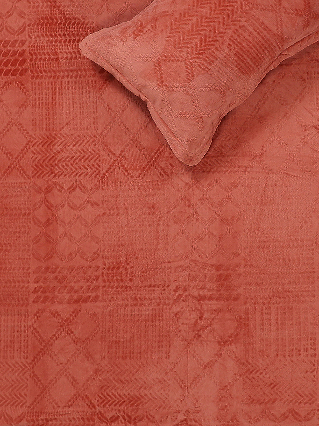 267 GSM 100% Polyester King Bed 1 Bedsheet with 2 Pillow Cover (Master Piece)