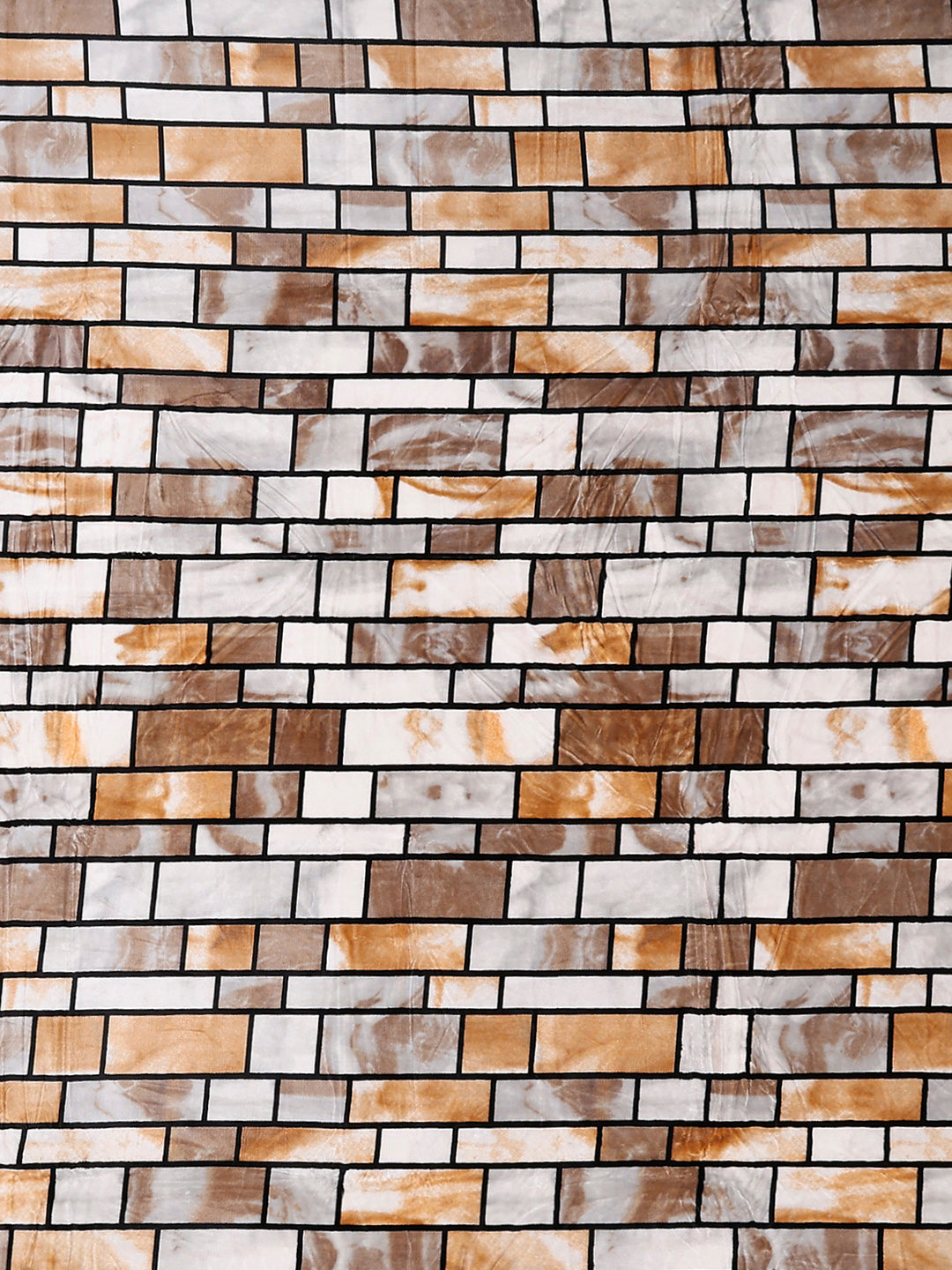 371 GSM 100% Polyester King Bed 1 Bedsheet with 2 Pillow Cover (Rubina King)