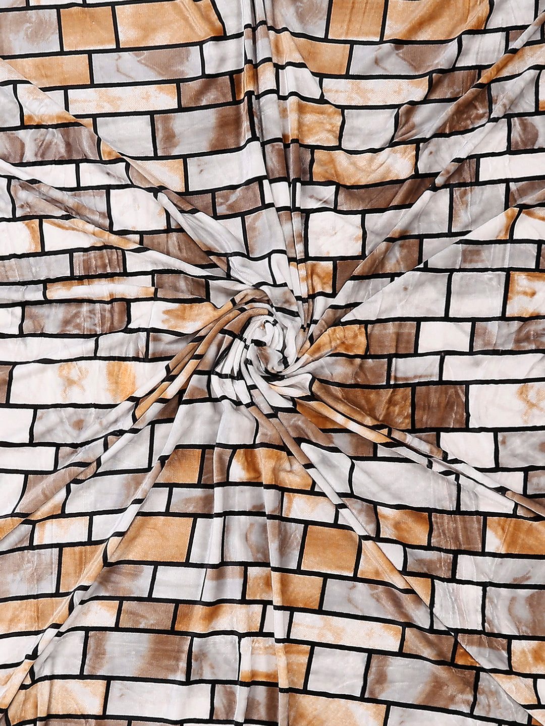 371 GSM 100% Polyester King Bed 1 Bedsheet with 2 Pillow Cover (Rubina King)