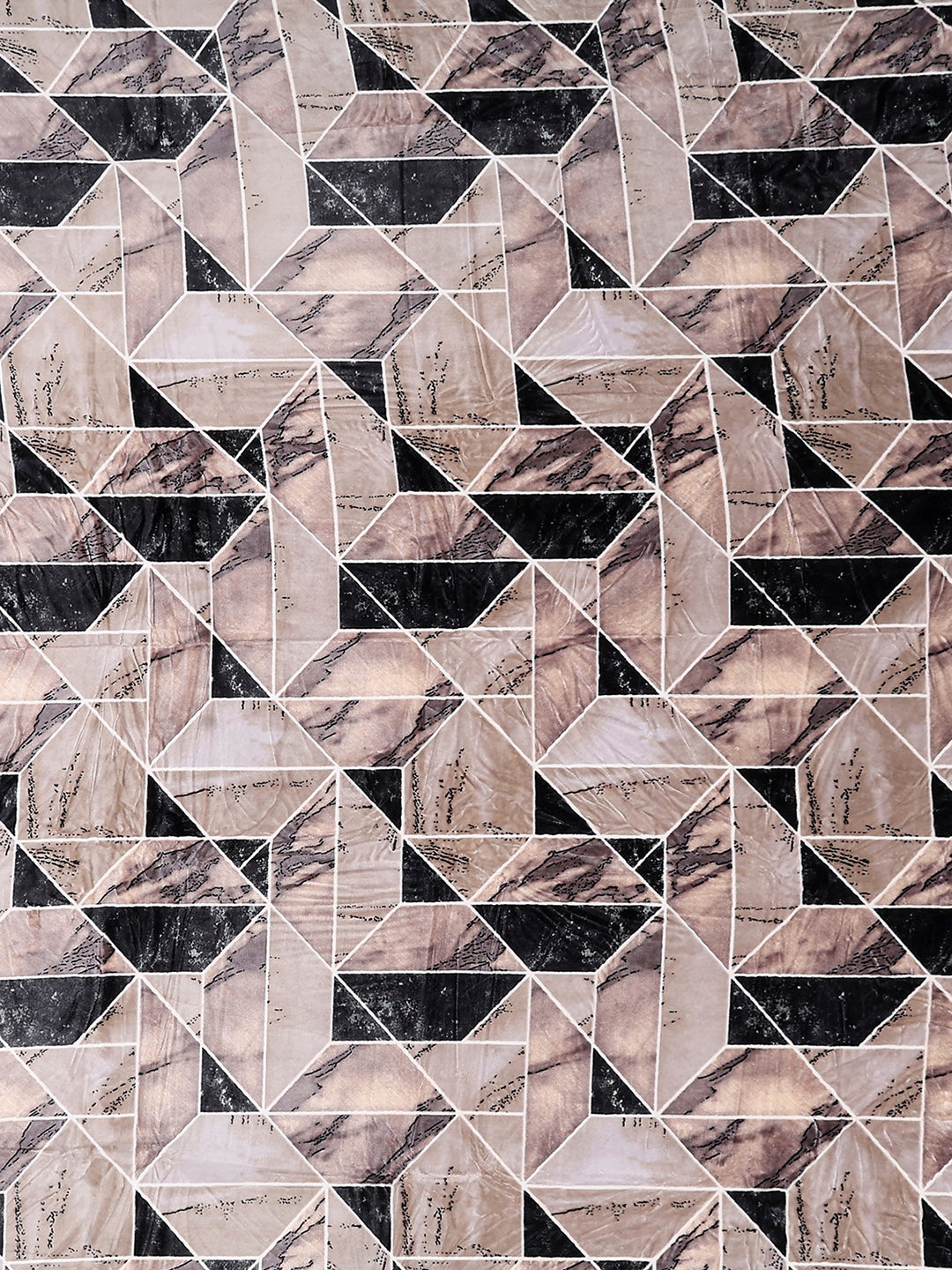 371 GSM 100% Polyester King Bed 1 Bedsheet with 2 Pillow Cover (Rubina King)