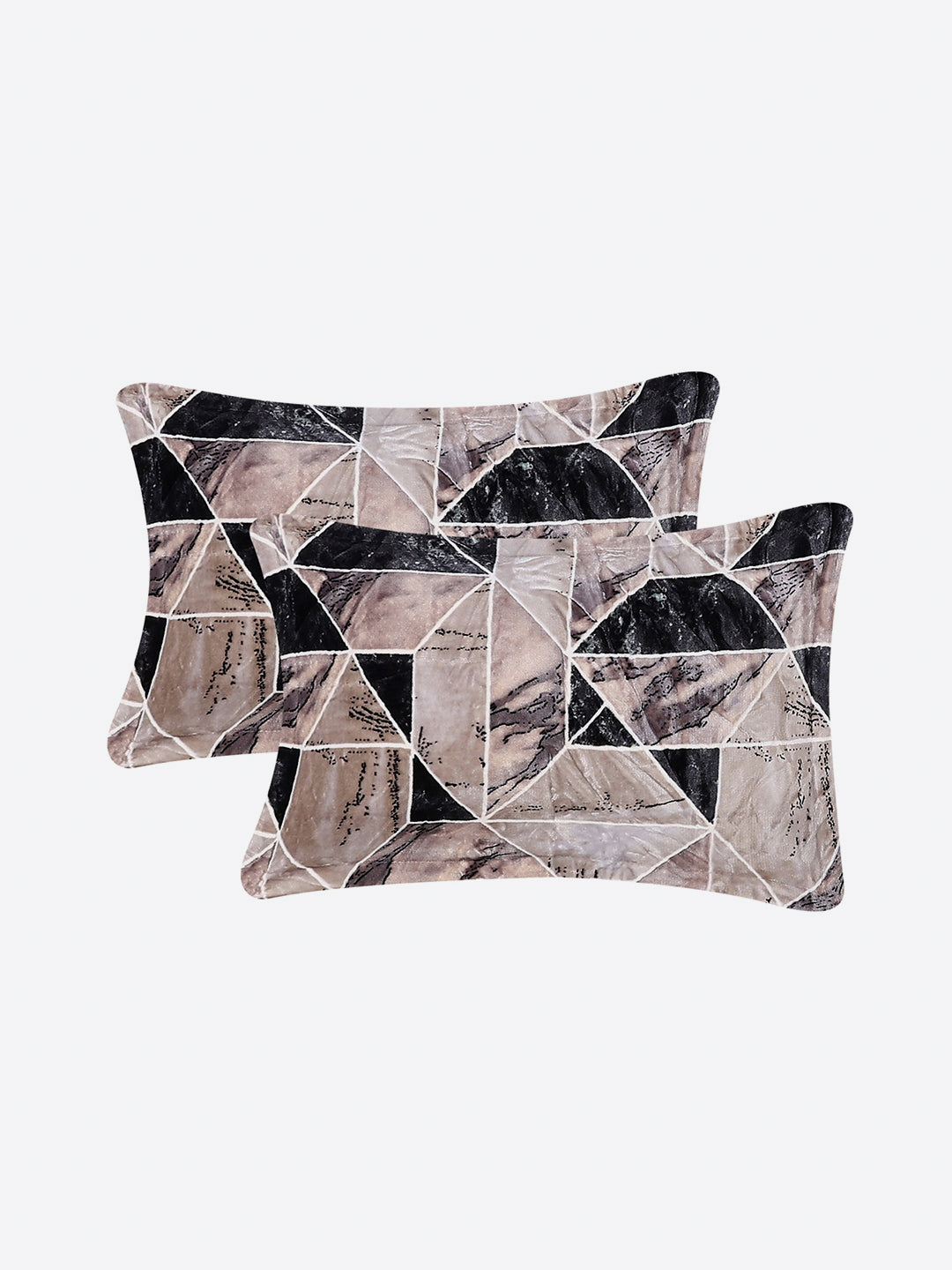 371 GSM 100% Polyester King Bed 1 Bedsheet with 2 Pillow Cover (Rubina King)