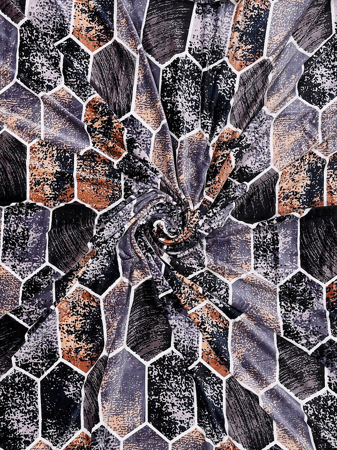 371 GSM 100% Polyester King Bed 1 Bedsheet with 2 Pillow Cover (Rubina King)