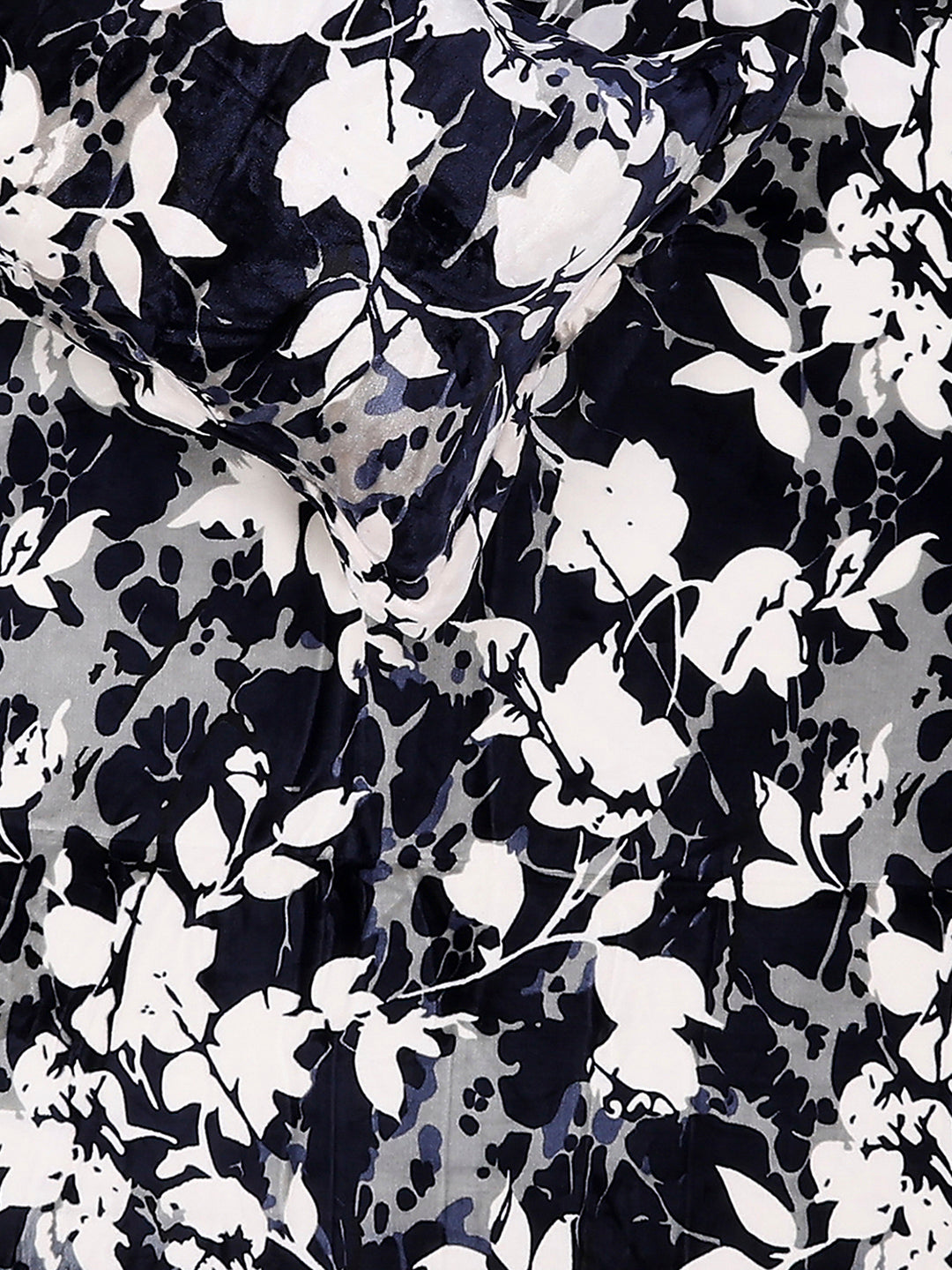 371 GSM 100% Polyester King Bed 1 Bedsheet with 2 Pillow Cover (Rubina King)