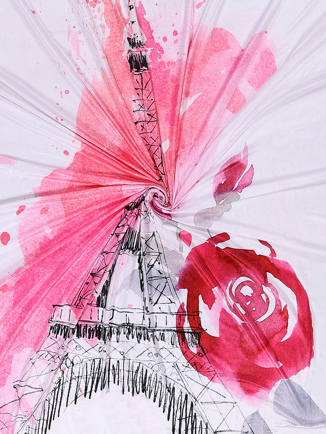 252 GSM 100% Polyester King Bed 1 Bedsheet with 2 Pillow Cover (Urban)