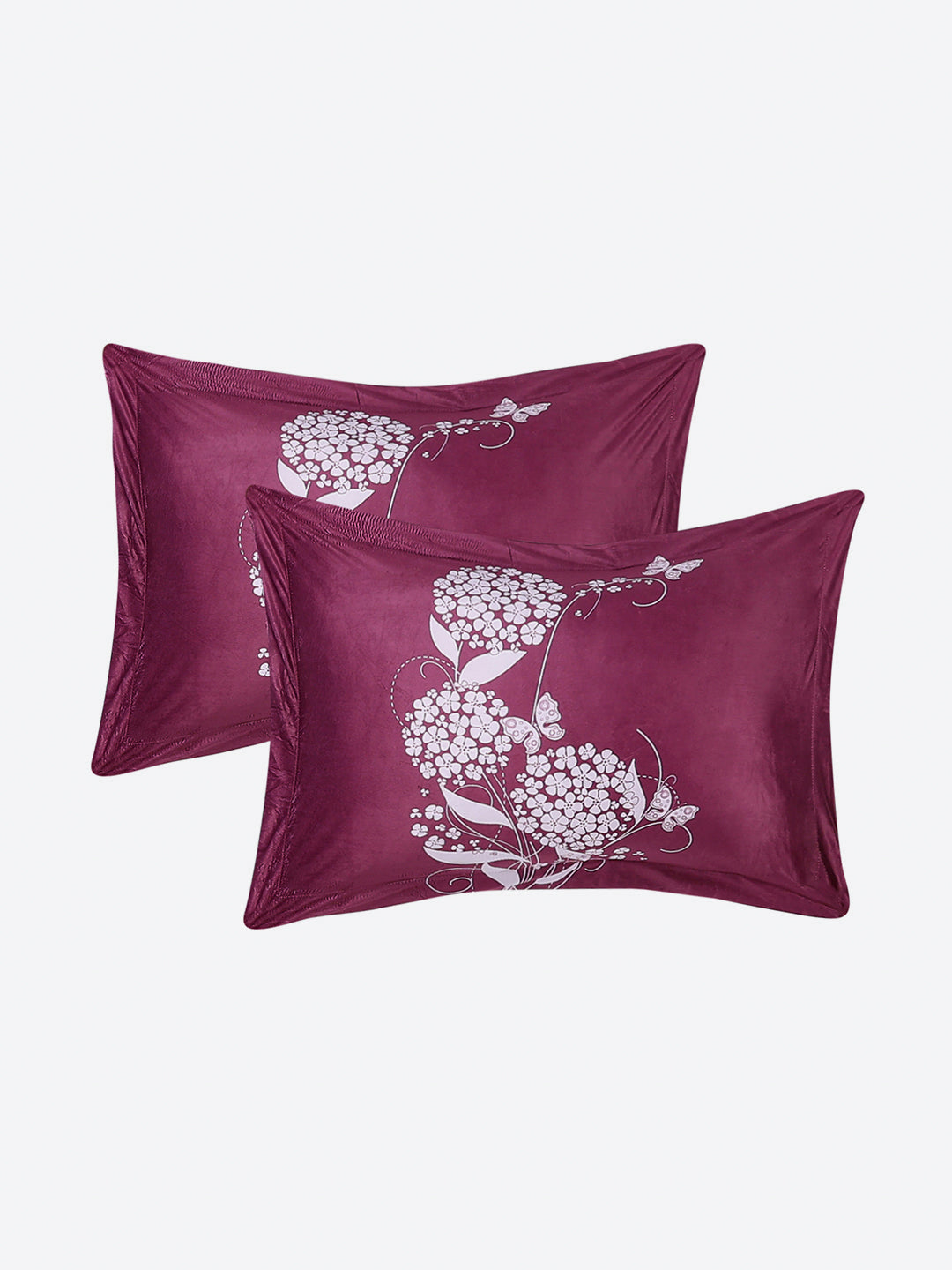 252 GSM 100% Polyester King Bed 1 Bedsheet with 2 Pillow Cover (Urban)