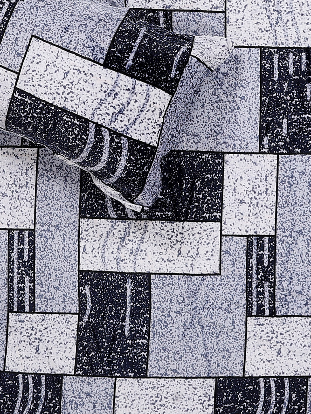 247 GSM 100% Polyester King Bed 1 Bedsheet with 2 Pillow Cover (Vibe)