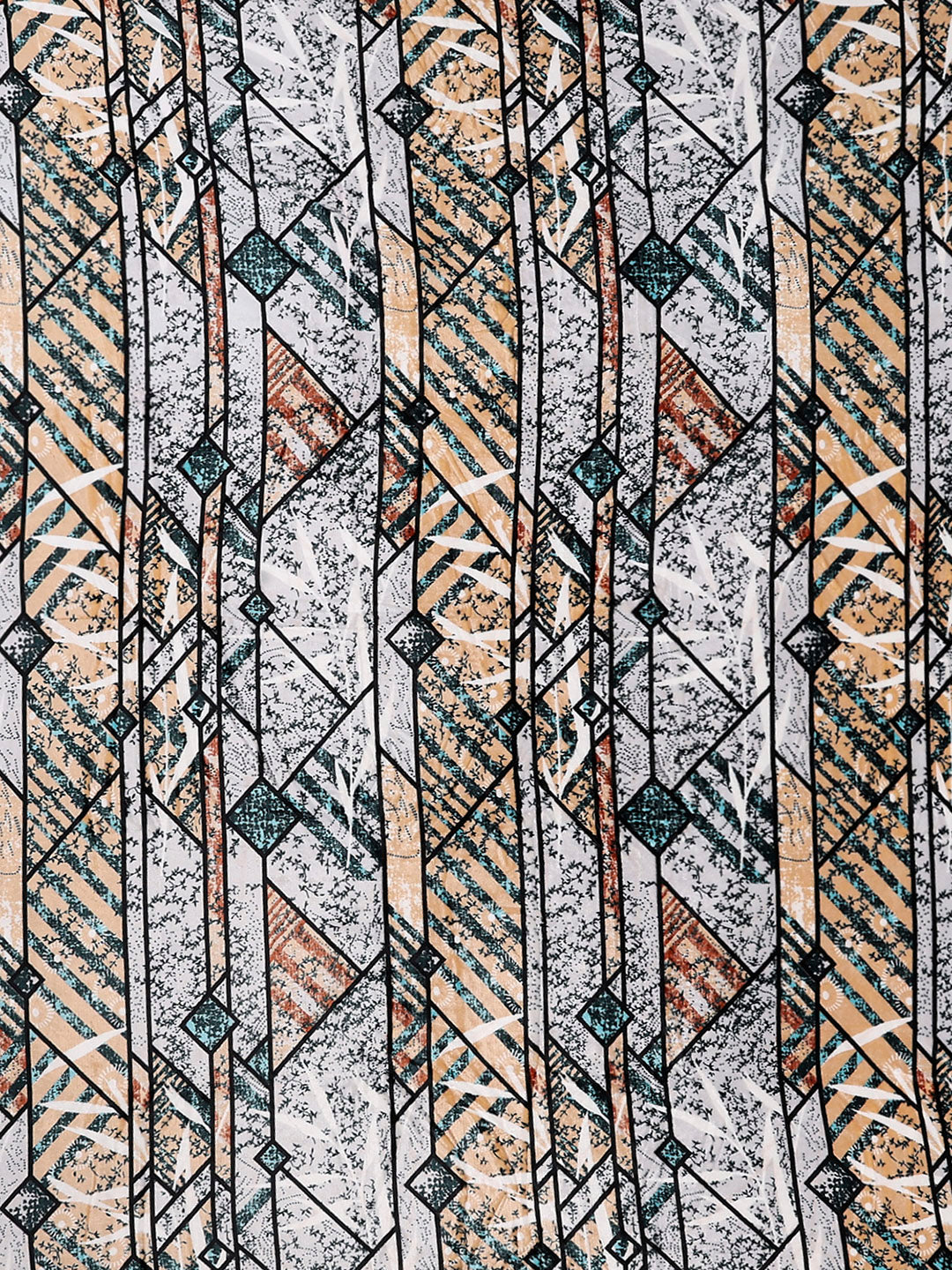 247 GSM 100% Polyester King Bed 1 Bedsheet with 2 Pillow Cover (Vibe)