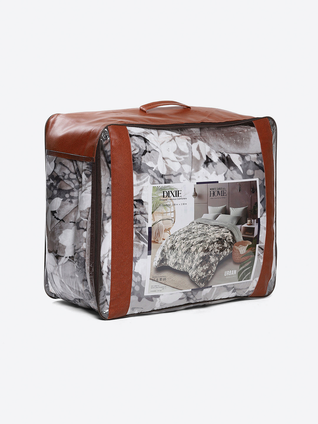 Printed Single Bed 300 GSM Comforter for Mild Winter (Dixie), Weight 725 gm