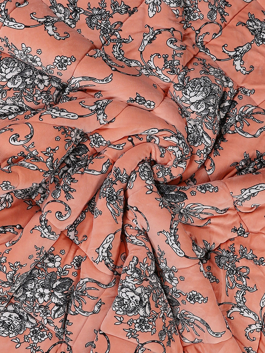 Printed Double Bed 210 GSM Comforter for Mild Winter (Nixie), Weight 729 gm