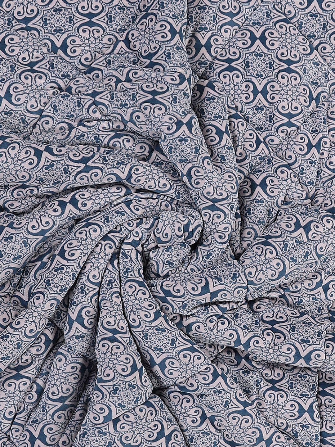 Printed Double Bed 210 GSM Comforter for Mild Winter (Nixie), Weight 729 gm