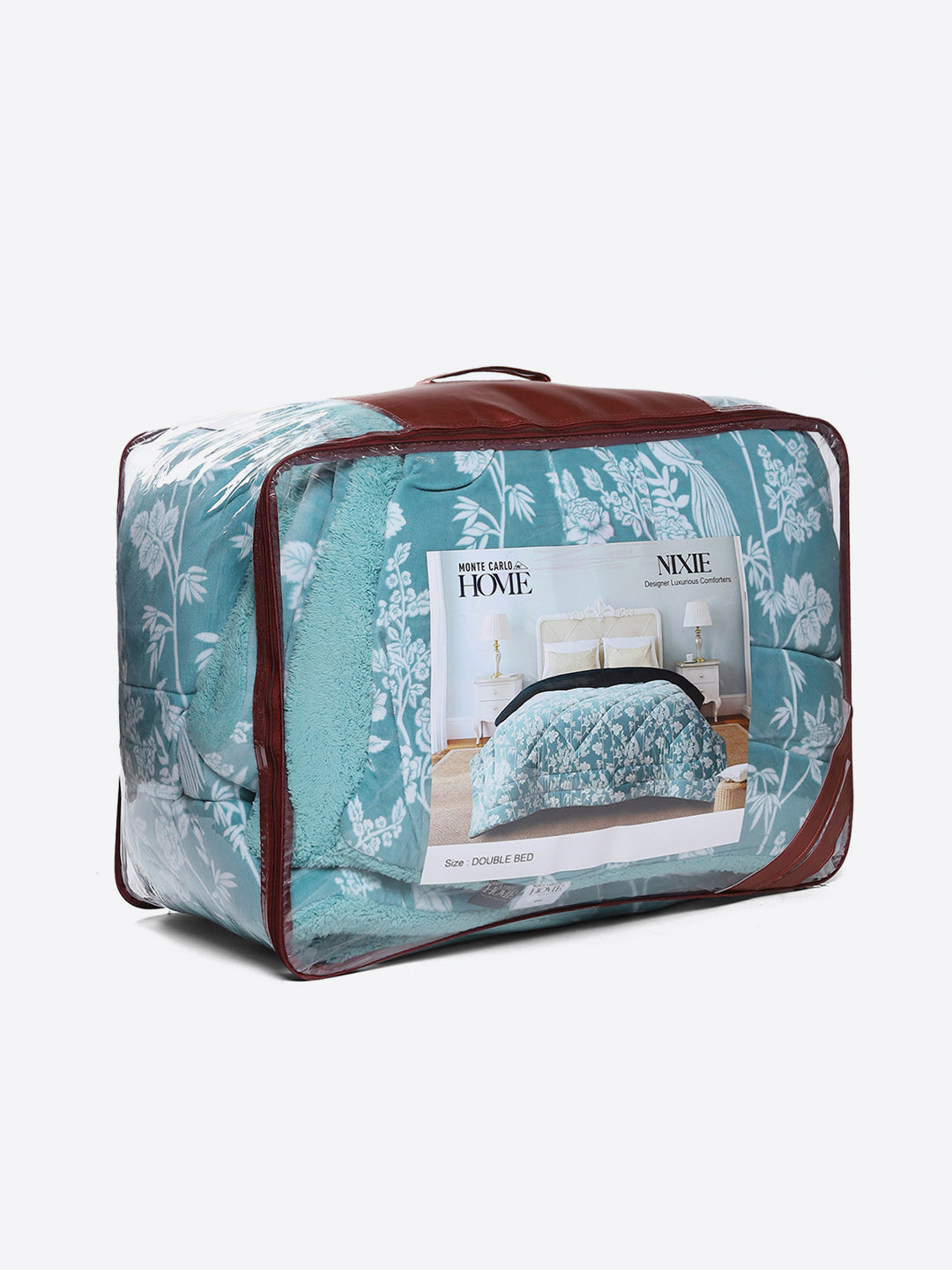 Printed Double Bed 210 GSM Comforter for Mild Winter (Nixie), Weight 729 gm