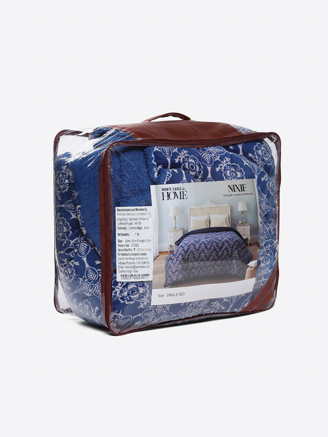 Printed Single Bed 210 GSM Comforter for Mild Winter (Nixie), Weight 660 gm