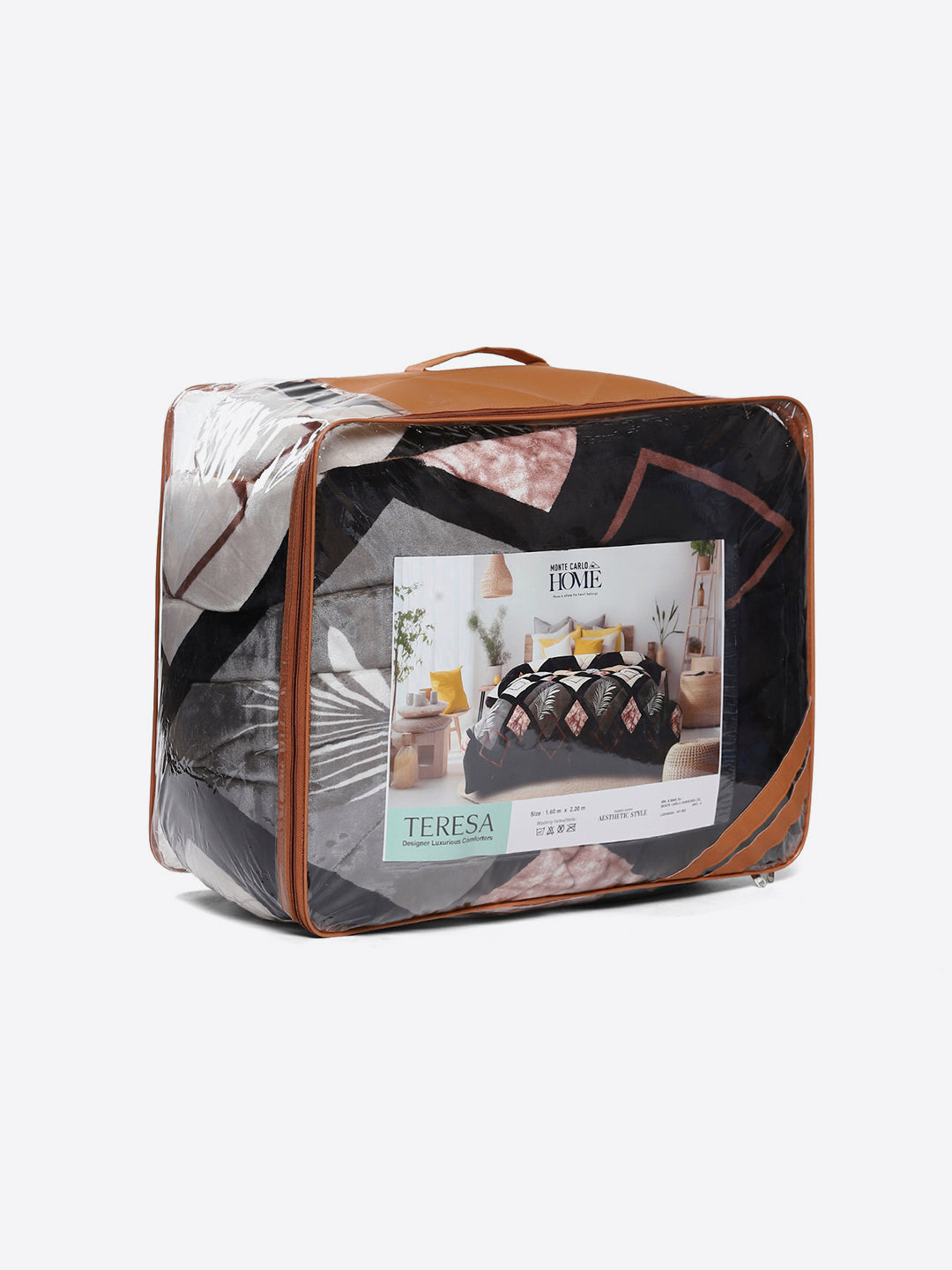 Printed Single Bed 966 GSM Comforter for Winter - (Teresa)