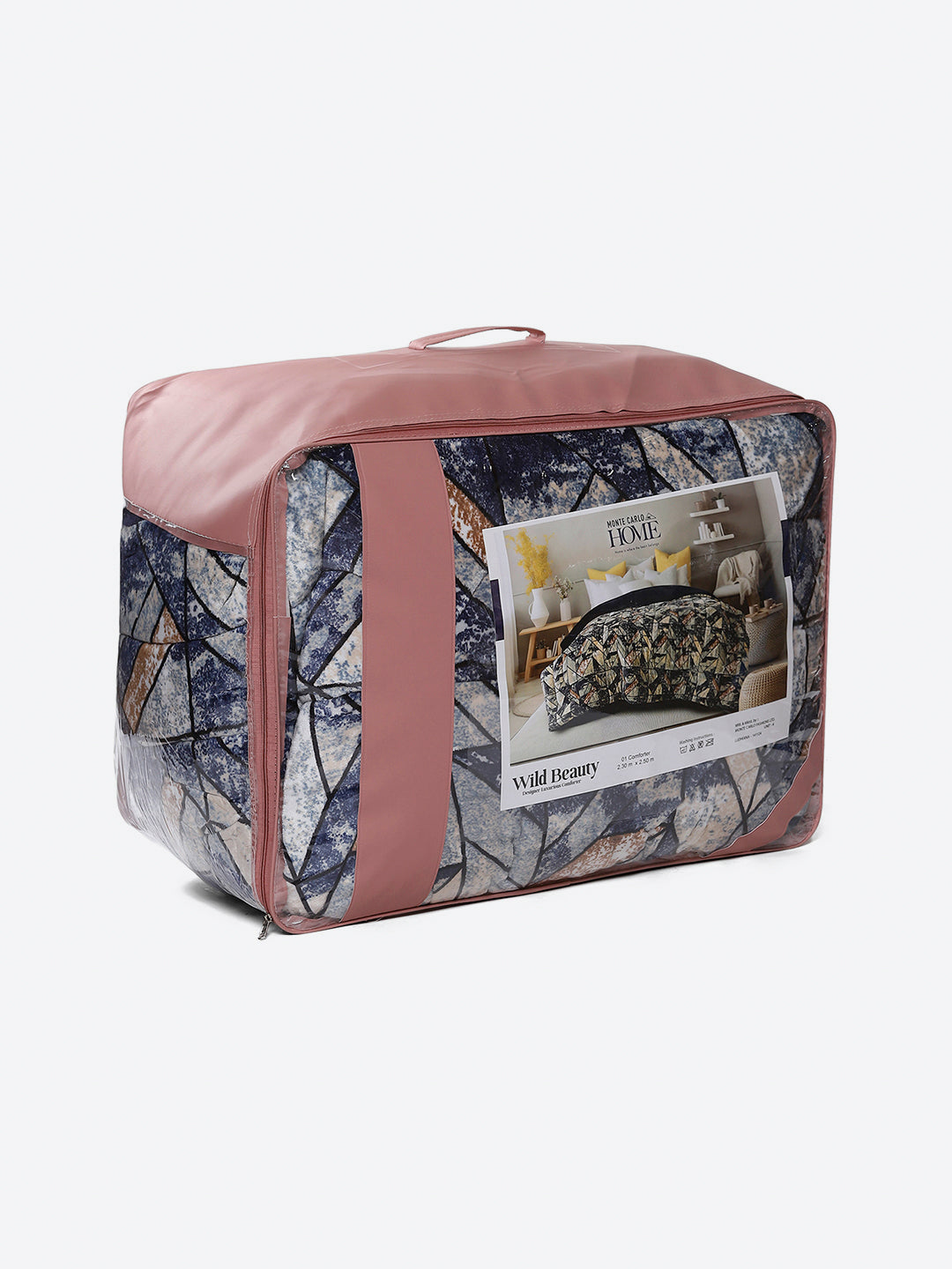 Printed Double Bed 1009 GSM Comforter for Winter - (Wild Beauty)