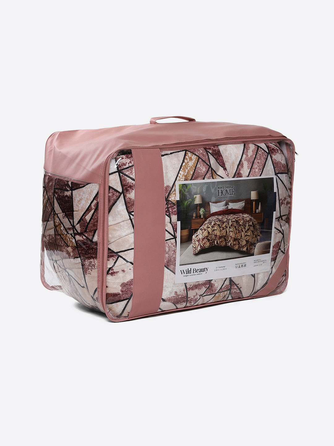 Printed Double Bed 1009 GSM Comforter for Winter - (Wild Beauty)