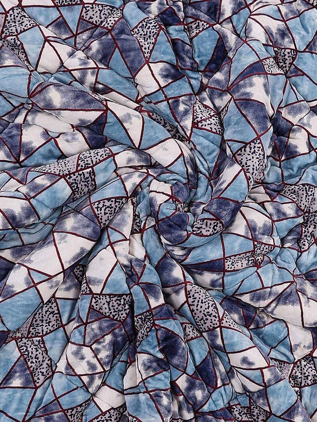 Printed Double Bed 233 GSM Comforter for Mild Winter (Beauty), Weight 855 gm