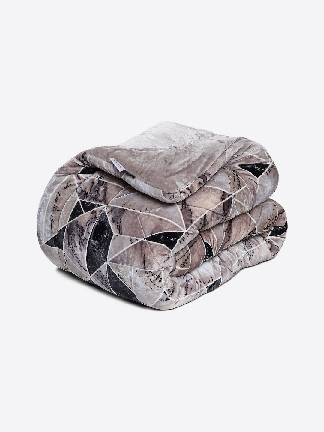 Printed Double Bed 300 GSM Comforter for Mild Winter (Wisdom Gold), Weight 900 gm