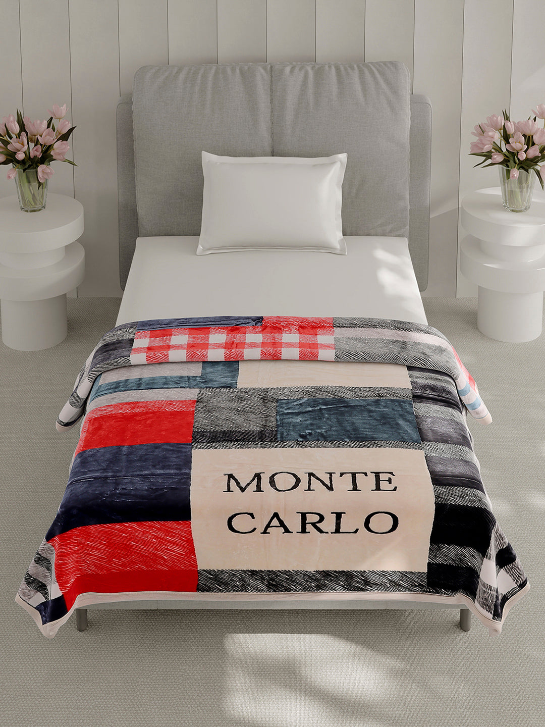 Printed Single Bed 2 Ply, 597 GSM Blanket for Heavy Winter - (Everest Plus)