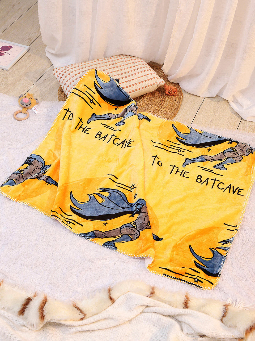 Printed Baby Blanket 2 Ply, 550 GSM, Weight 0.48 kg (Fairy Tale)