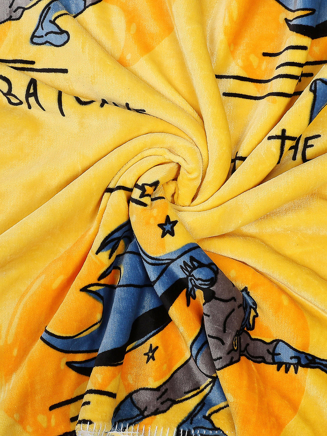 Printed Baby Blanket 2 Ply, 550 GSM, Weight 0.48 kg (Fairy Tale)