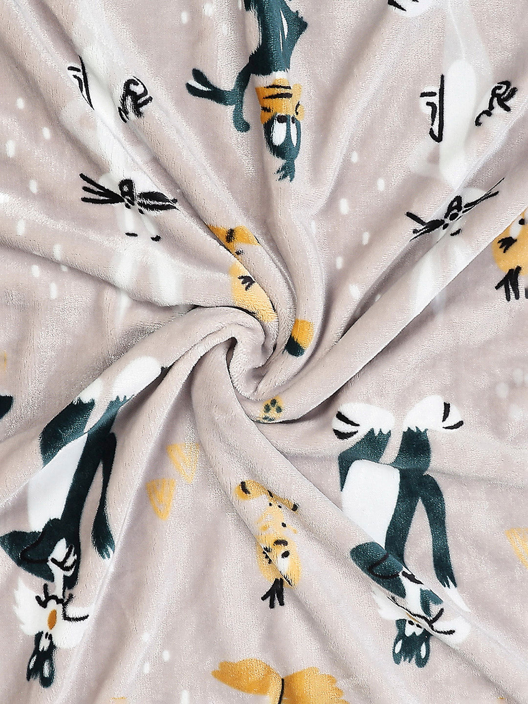 Printed Baby Blanket 2 Ply, 550 GSM, Weight 0.48 kg (Fairy Tale)