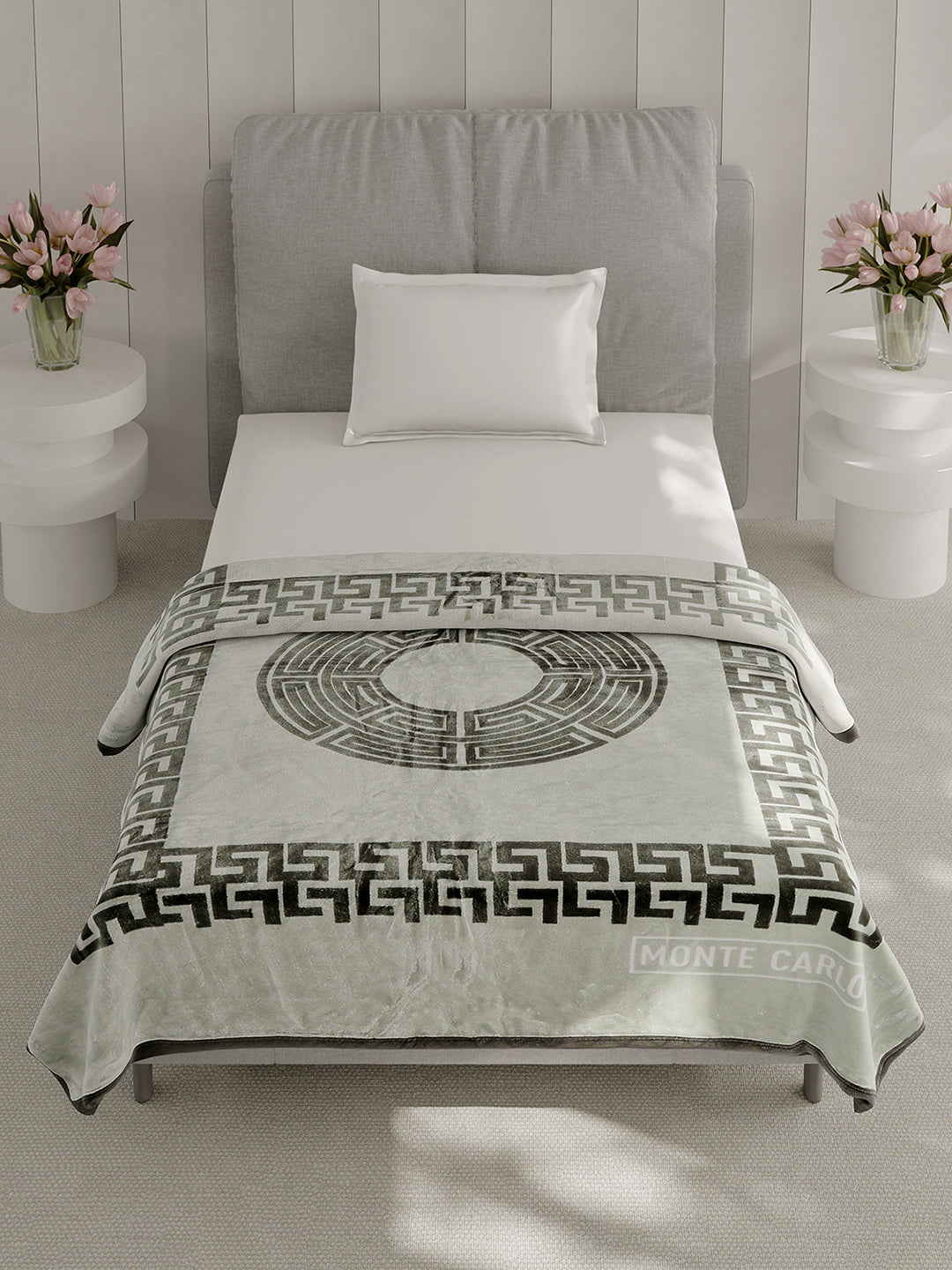 Printed Single Bed 1 Ply, 625 GSM Super Soft Mink Blanket for Mild Winter - (Impact Plus)