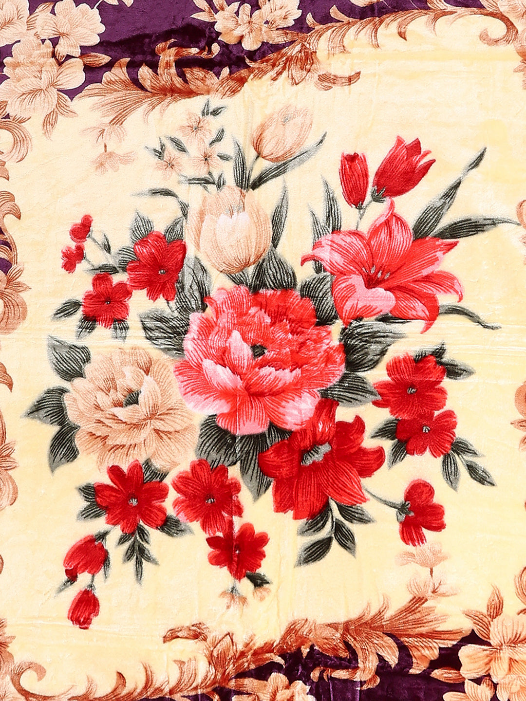 Printed Single Bed 1 Ply, 625 GSM Super Soft Mink Blanket for Mild Winter - (Impact Plus)