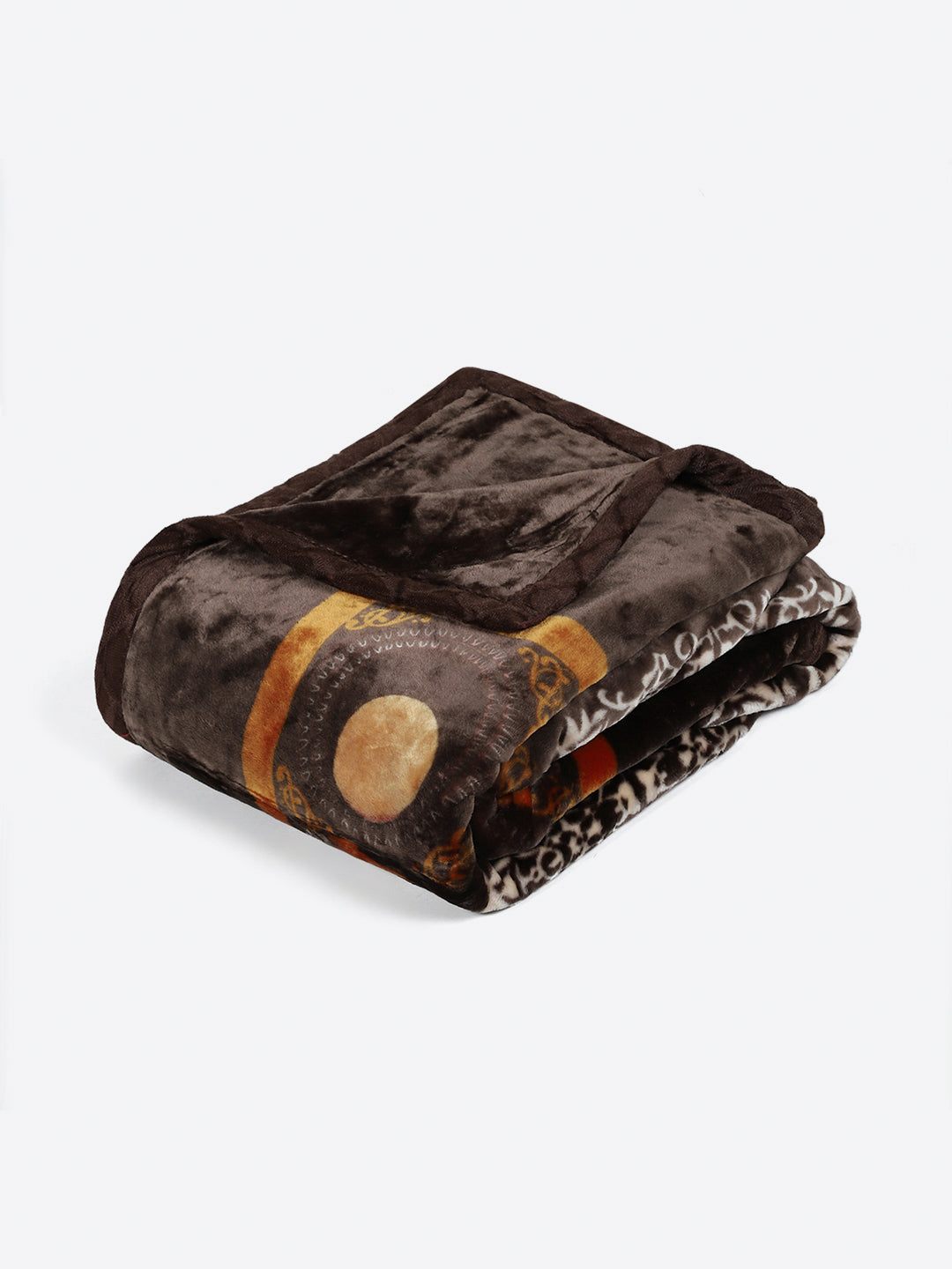 Printed Single Bed 1 Ply, 625 GSM Super Soft Mink Blanket for Mild Winter - (Impact Plus)